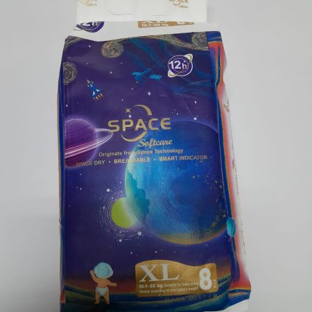 Softcare Space Daipers Extra Large Size 5 (12*8)