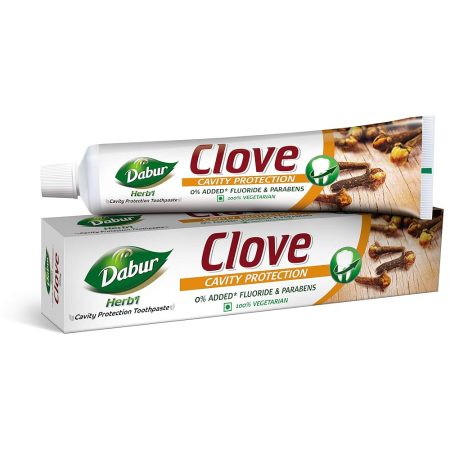 Dabur Herbal T/Paste Clove Cavity Protection 50Gm+25Gm
