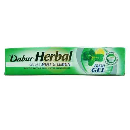 Dabur Herbal T/Paste- Fresh Gel Mint & Lemon  150Gm