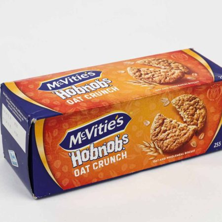 McVities Hobnobs Oat Crunch Biscuits 255Gm