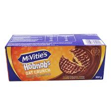 McVities Hobnobs Oat Crunch Milk Chocolate Biscuits 300Gm