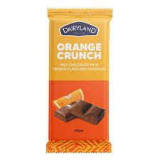 Dairyland Orange Crucnh Chocolate 80Gm