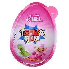 Teeka Fun Egg Chocolate Girl 15Gm