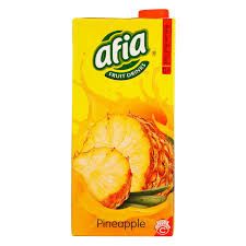 Kevian Afia Pineapple Juice 1Ltr Tetra