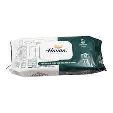 Hanan Kitchen & Surface Cleaner Wipes 72s