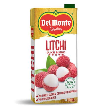 Del Monte Litchi Juice Blend 1Ltr