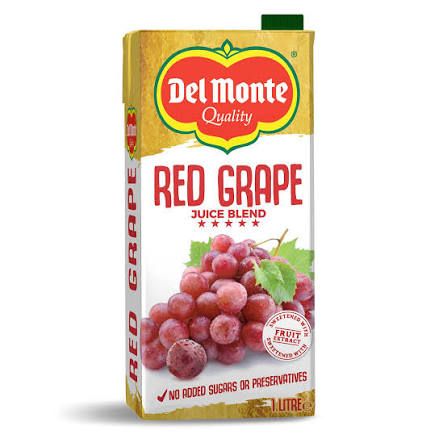 Del Monte Red Grape Juice Blend 1Ltr