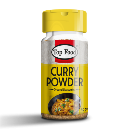 Top Food Curry Powder Ground 50G Jar