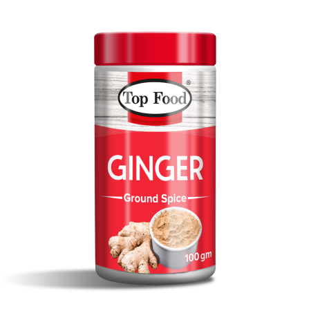 Top Food Ginger Powder Ground 100G Jar