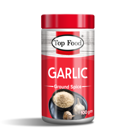 Top Food Garlic Powder Ground 100G Jar